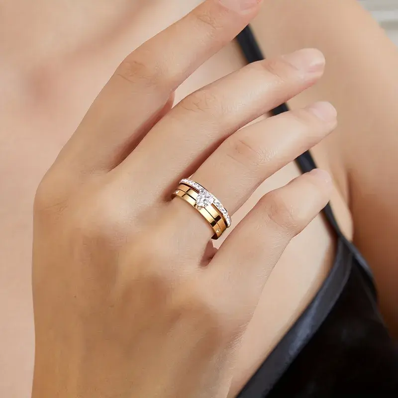 Golden Stack Ring - FY0146